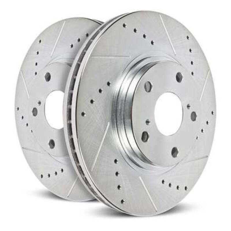 Power Stop 24-25 Ford Mustang Right Front Drilled & Slotted Rotor