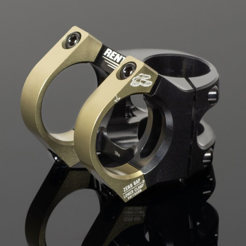 Renthal V2 Apex Stem 35 x 40 mm. - Black/AluGold