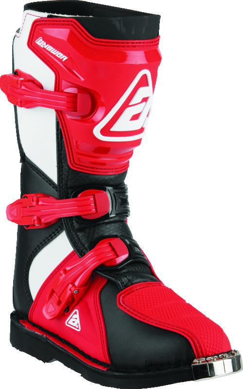 Answer AR1 Boot Black/Red Youth Size - 2