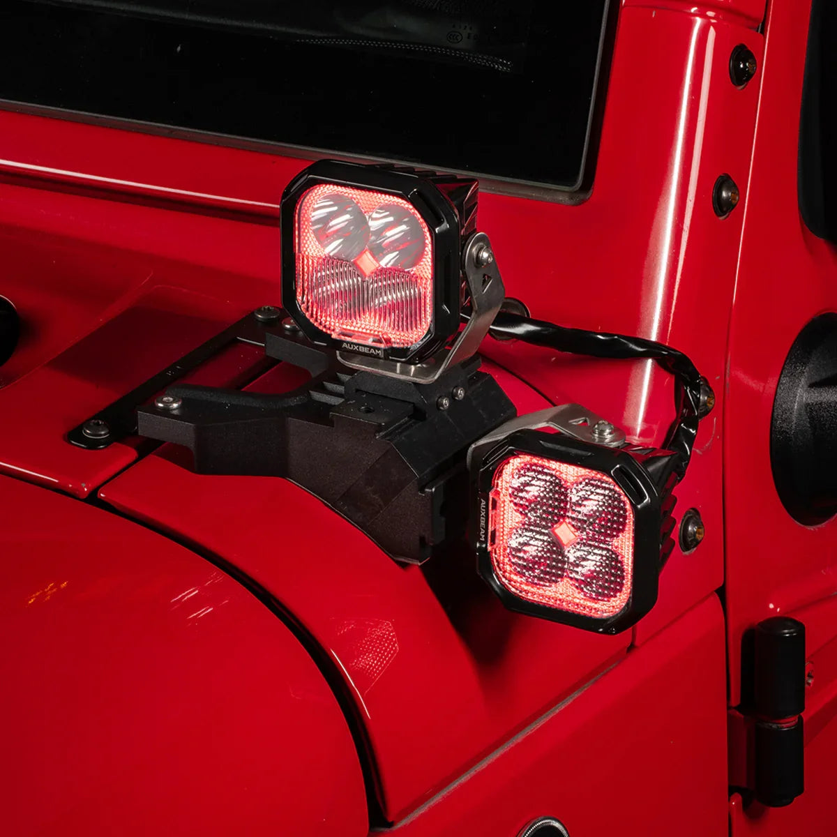 Color Play Series 3 Inch 116W RGB LED Pod Lights Combo Off Road Lights With 8 Backlight Options