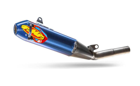 FMF Racing 19-26 Yamaha YZ250F/FX Anodized Titanium Factory 4.1 RCT Muffler w/Blue CF Cap