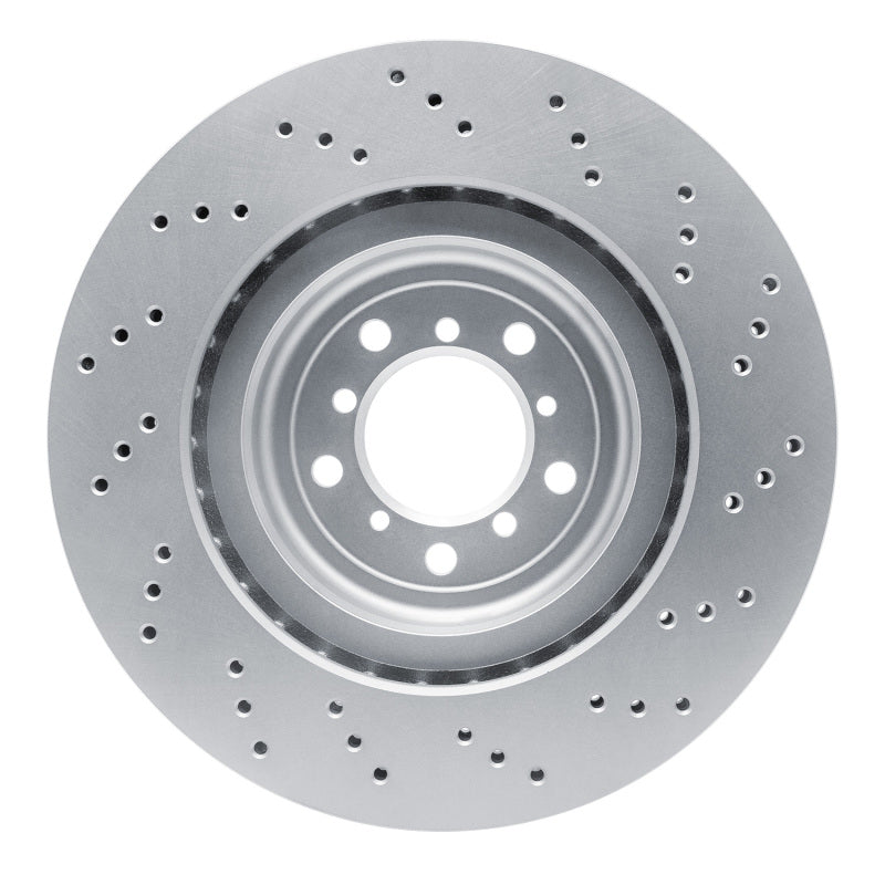 DFC 08-11 BMW 1 Series M Front Left Drilled Hi-Carbon Alloy Geomet Coated Rotor
