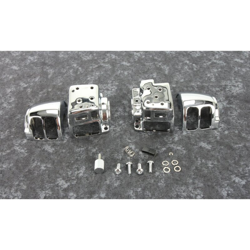 Bikers Choice 08-13 FLHT Touring With Audio / Cruise Chrome Switch Housing Kit