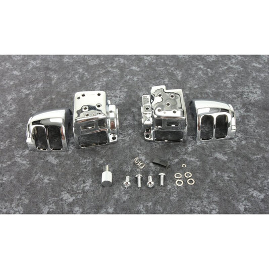 Bikers Choice 08-13 FLHT Touring With Audio / Cruise Chrome Switch Housing Kit