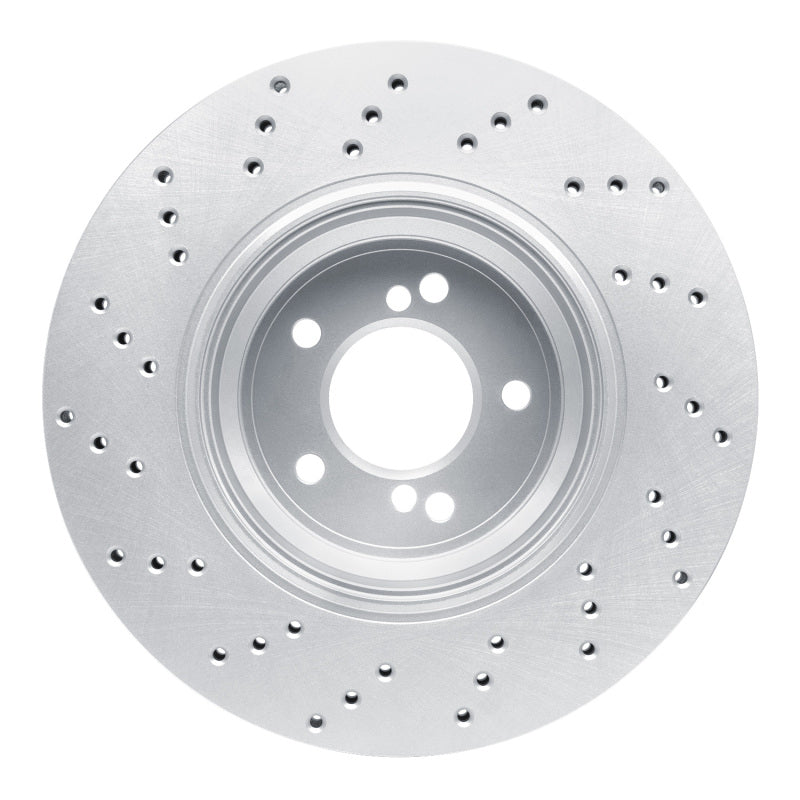 DFC 08-11 BMW 1 Series M Rear Right Drilled Hi-Carbon Alloy Geomet Coated Rotor