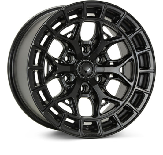 Vossen HFX-1 18x9 - 8x180 - ET18 - Deep Face - 124.3 - Satin Black Wheel