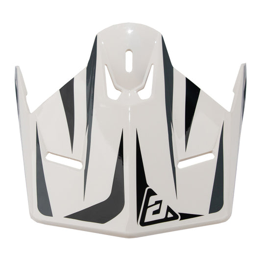 Answer 26 AR1 Mototown Glossy Visor - White/Grey/Black