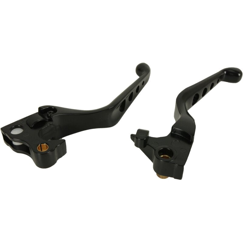 Bikers Choice 04-13 XL O-Series 4 Holed Lever Set Black