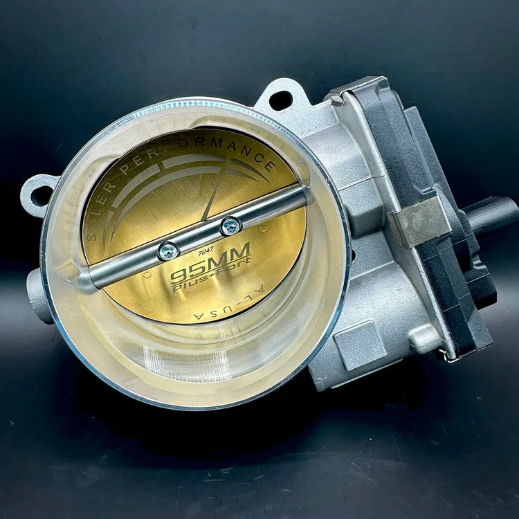 Soler Performance LTX 95MM Ported Throttle Body & Adapter Kit for  LT1,LT2,LT4, L86 & More.