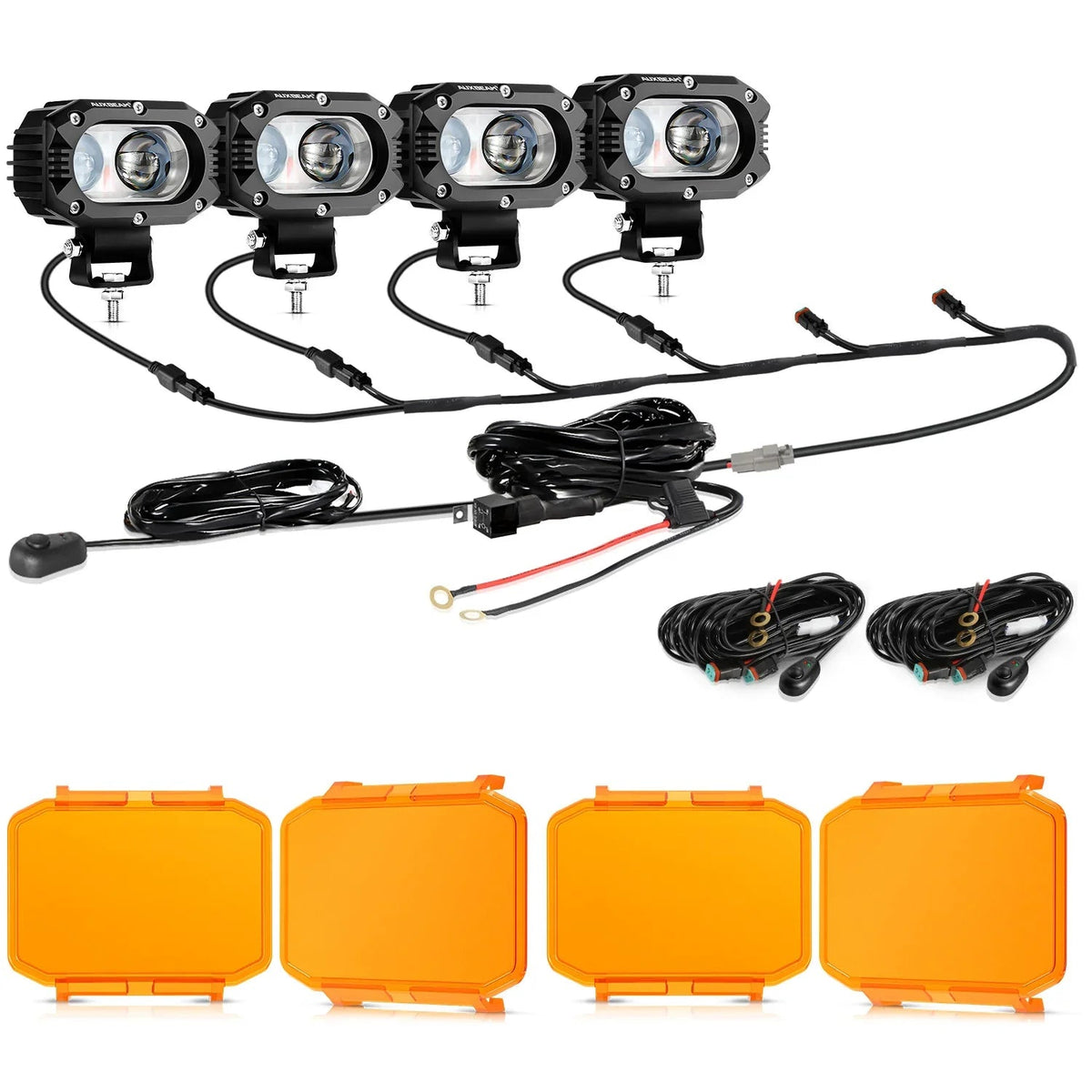R4 Series | 4 Inch 60W Spot Beam LED Pods Light White Driving Light