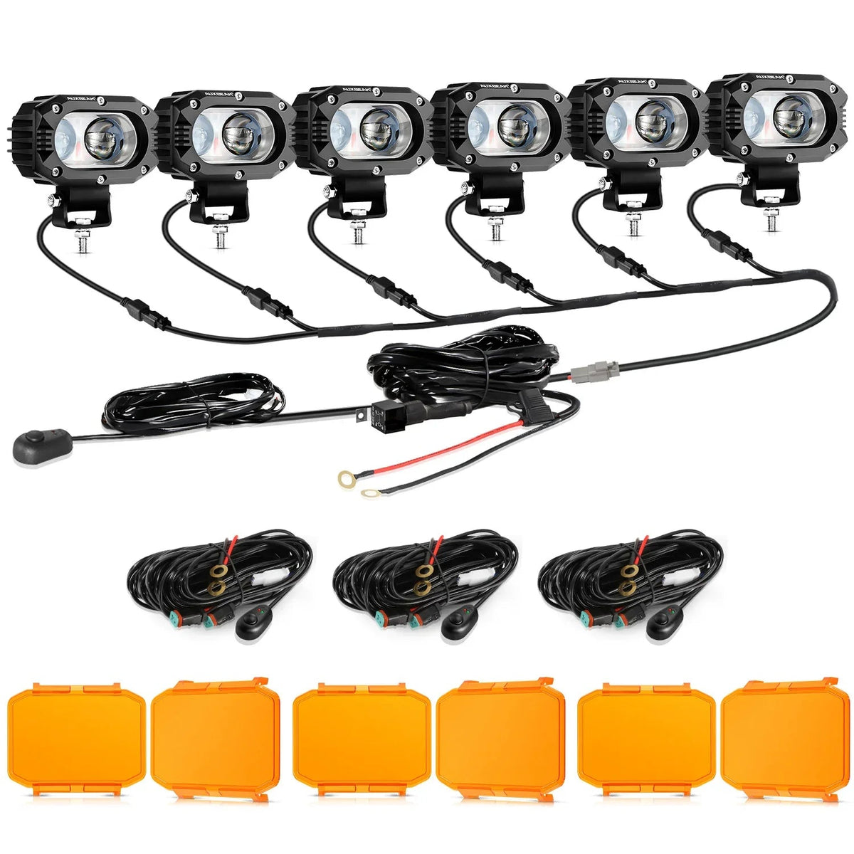 R4 Series | 4 Inch 60W Spot Beam LED Pods Light White Driving Light