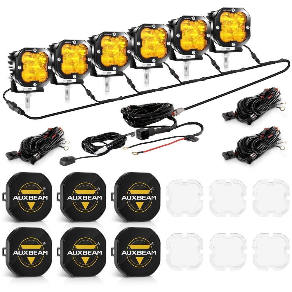 XP-ULTRA Series 3 Inch 80W 9600LM LED Pods Lights White&Amber