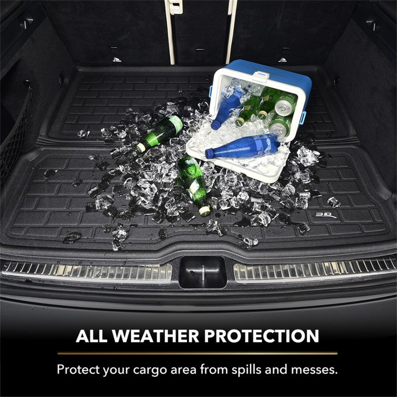 3D MAXpider 2026 Tesla Model X 5-Seat Kagu Foldable Cargo Liner - Black (2pc)