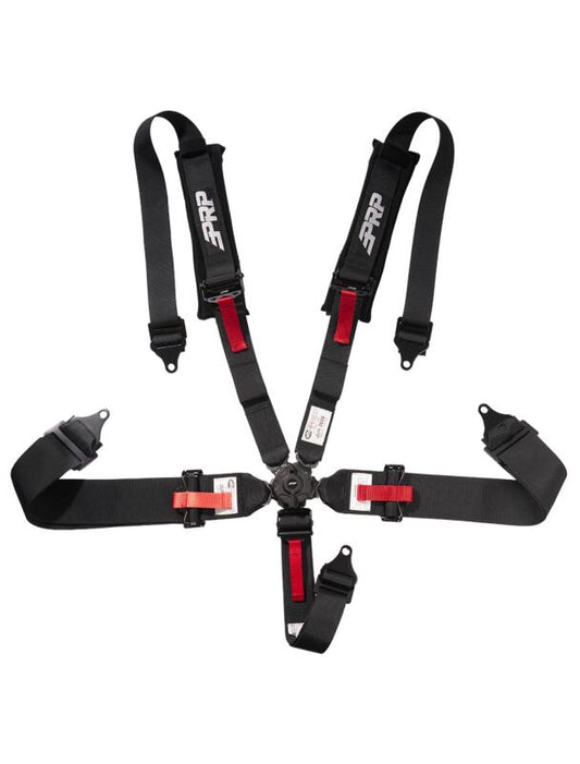 PRP 5 Point Cam-Lock Harness with 2in Shoulders and 3in Lap Belts SFI16.1- Black