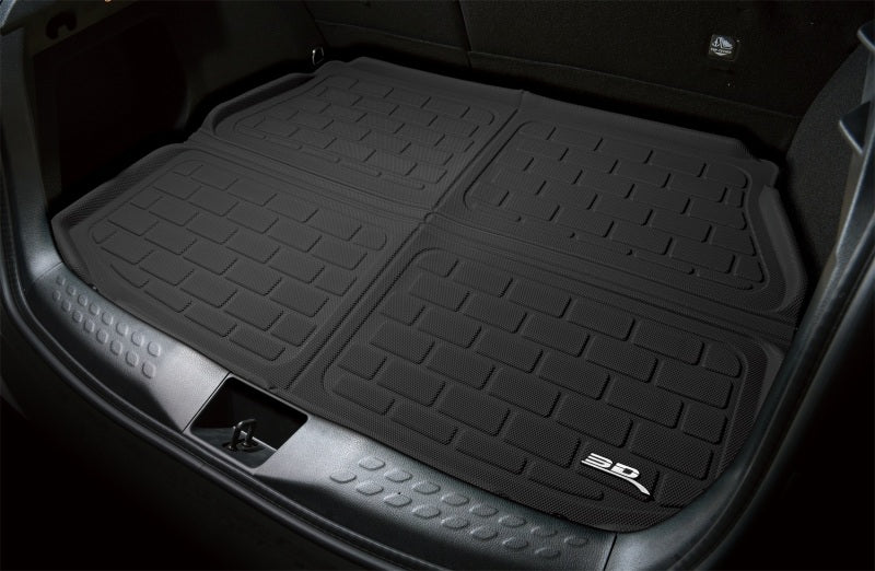 3D MAXpider 2026 Tesla Model X Kagu Integrated Seatback & Foldable Cargo Liner - Black (2pc)